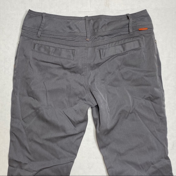 ICEBREAKER Marino Gray Wool Vista Bootleg Travel Pants Sz: 10 - Picture 8 of 9